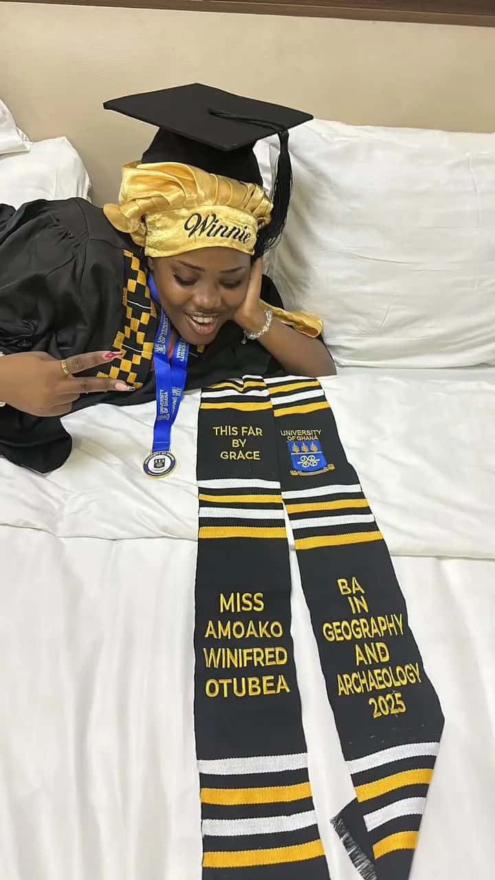 Custom graduation Sash — This Far By Grace